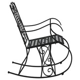 vidaXL Schommelbank Staal Zwart - 56% Korting!