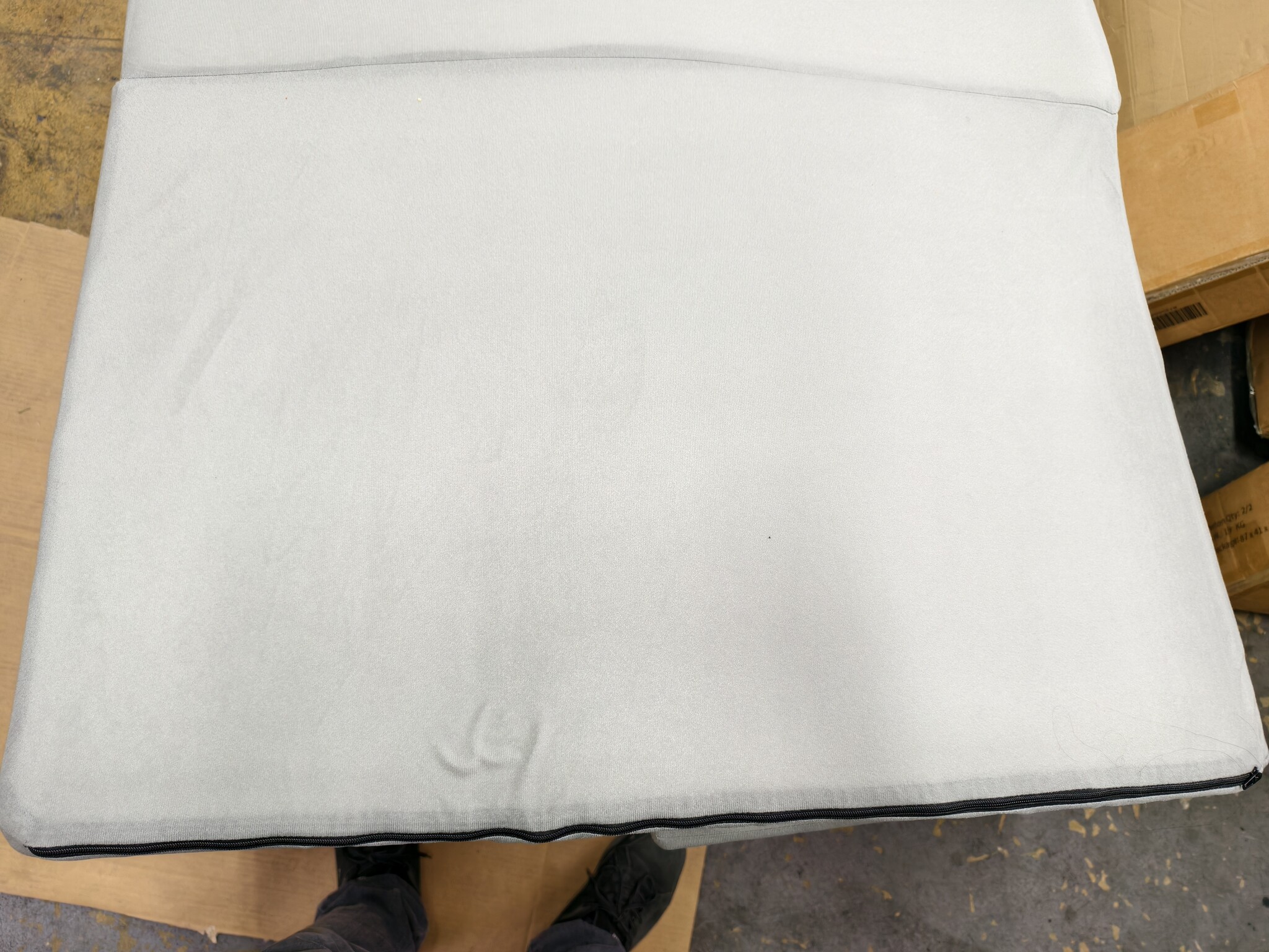 Opvouwbaar 2-persoons Matras (Grijs) - 40% Korting - 195x120cm