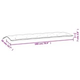 vidaXL Tuinbankkussen Wijnrood - 180x50cm | 47% Korting