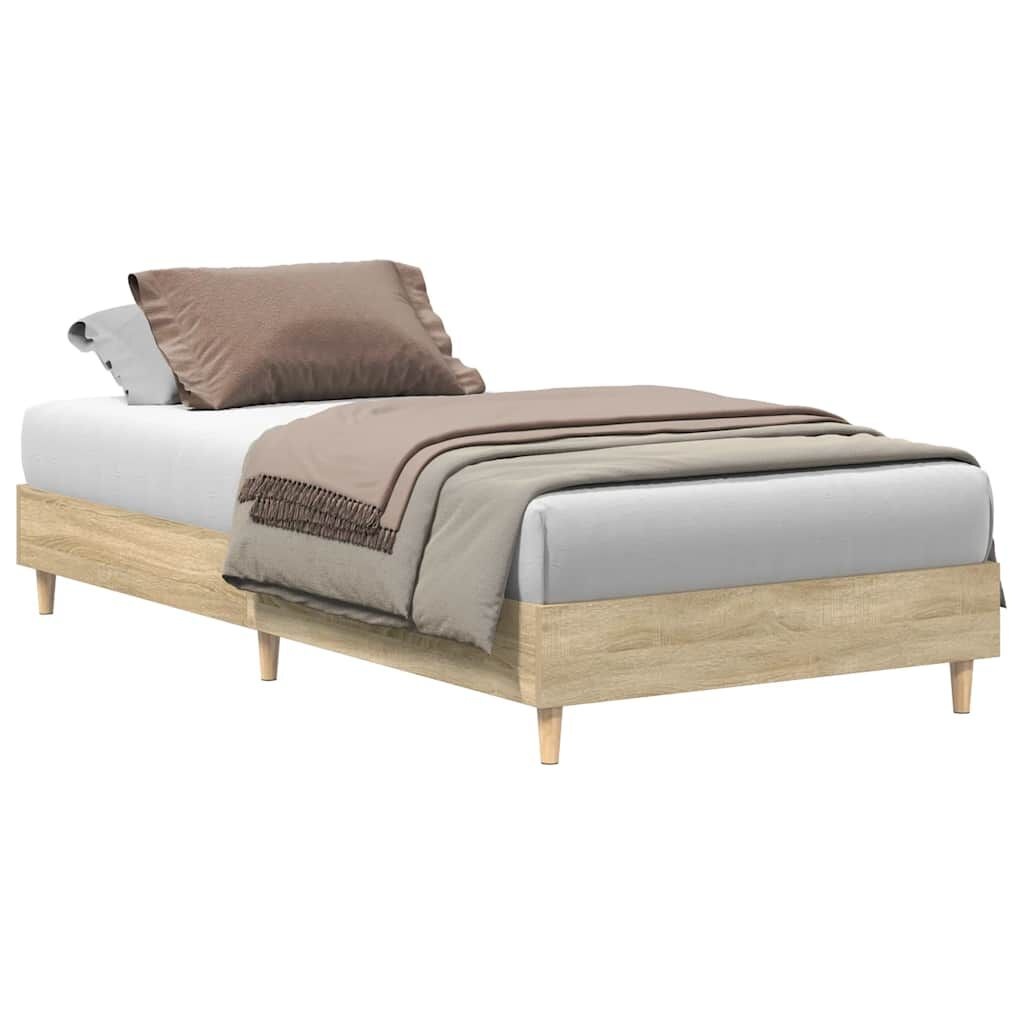 vidaXL Bedframe 90x190 cm Sonoma Eiken - 54% Korting!