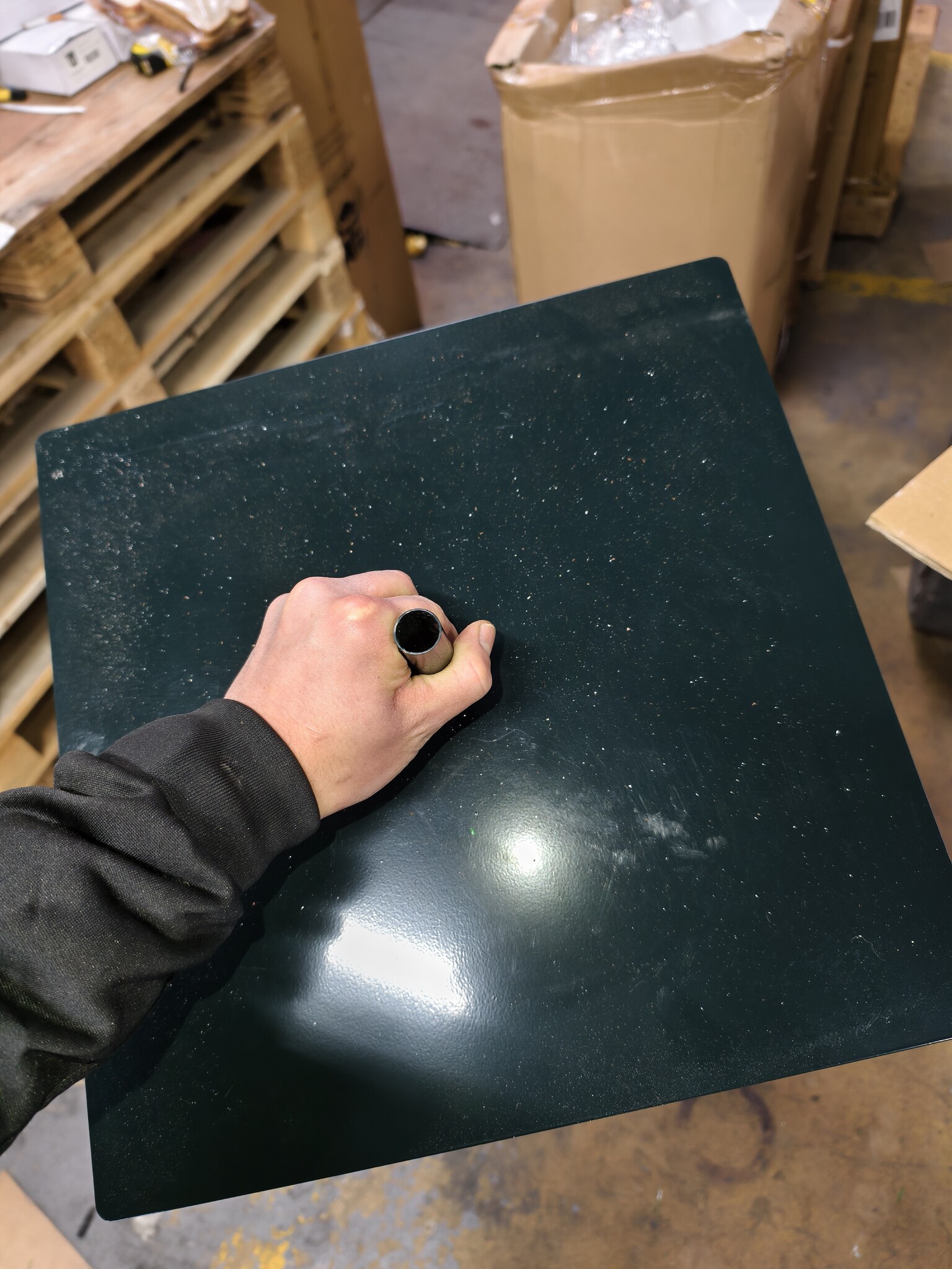 Kunst kerstboom 180 cm met natuurlijke stam - 3-delig