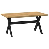 vidaXL NOAIN Eettafel Massief Hout 160x90cm - 35% Korting!