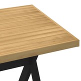 vidaXL NOAIN Eettafel Massief Hout 160x90cm - 35% Korting!