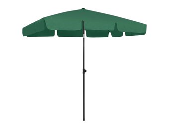 VidaXL Strandparasol Groen 200x125 cm - 70% Korting!
