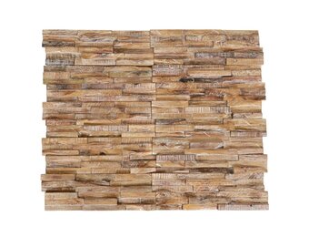 vidaXL Wandpanelen Massief Teakhout - 51% Korting