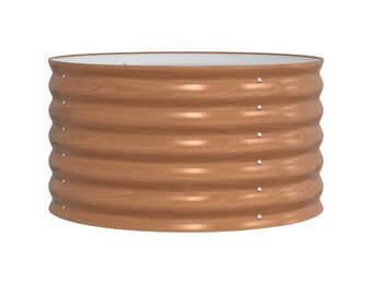 vidaXL Verhoogde Plantenbak Bruin 80x80x44cm Staal - 56% Korting
