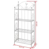 Wit Plantenrek Maria - 4 Etages | 64% Korting!