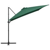 vidaXL Zweefparasol Groen 250x250cm - 70% Korting!