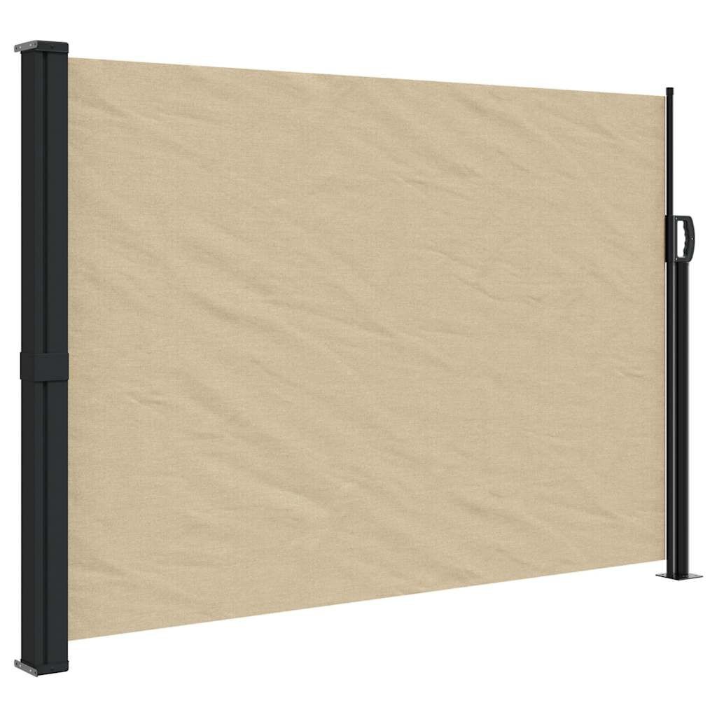 vidaXL Uittrekbaar Windscherm 140x500cm Beige - 73% Korting!