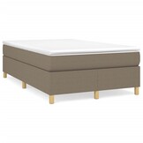 VidaXL Bedframe 120x200 cm stof taupe - 40% korting!