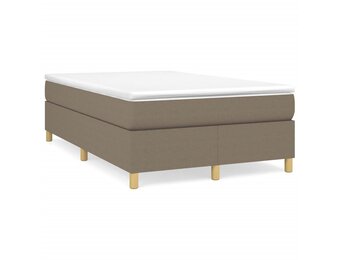 VidaXL Bedframe 120x200 cm stof taupe - 40% korting!