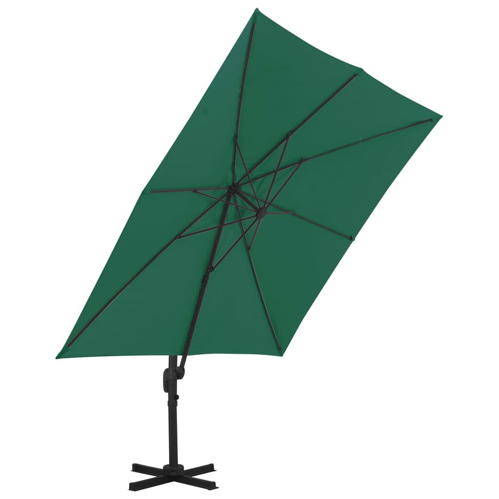VidaXL Zweefparasol Groen 300x300 cm - 59% Korting!