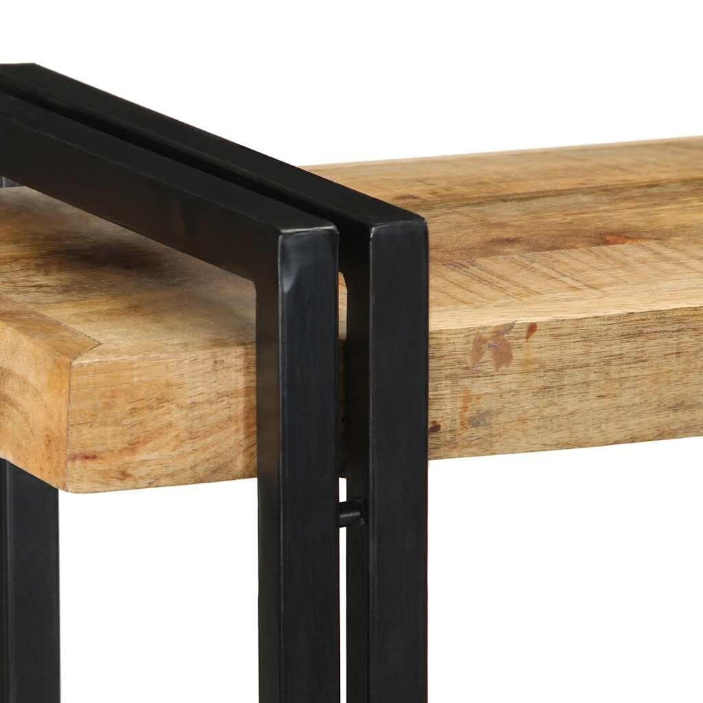 vidaXL Wandschap Massief Mangohout 90x33x45cm | -40%