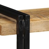 vidaXL Wandschap Massief Mangohout 90x33x45cm | -40%