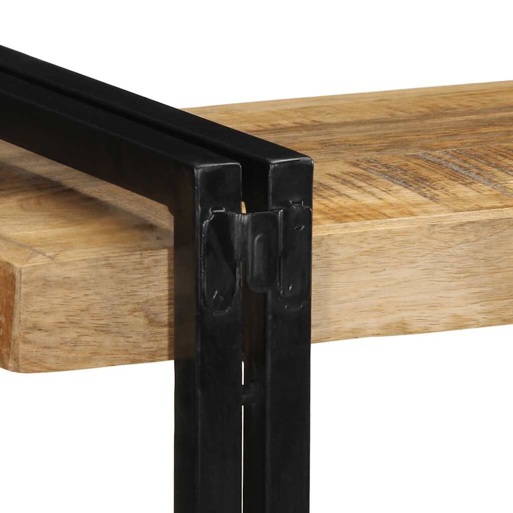 vidaXL Wandschap Massief Mangohout 90x33x45cm | -40%