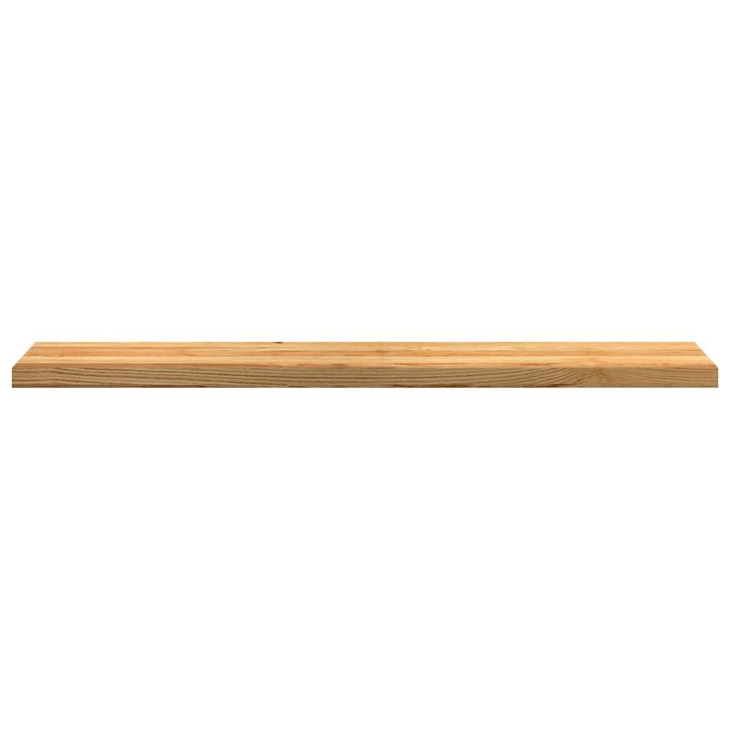 vidaXL Vensterbanken 2 st 140x25x2 cm massief eikenhout lichtbruin