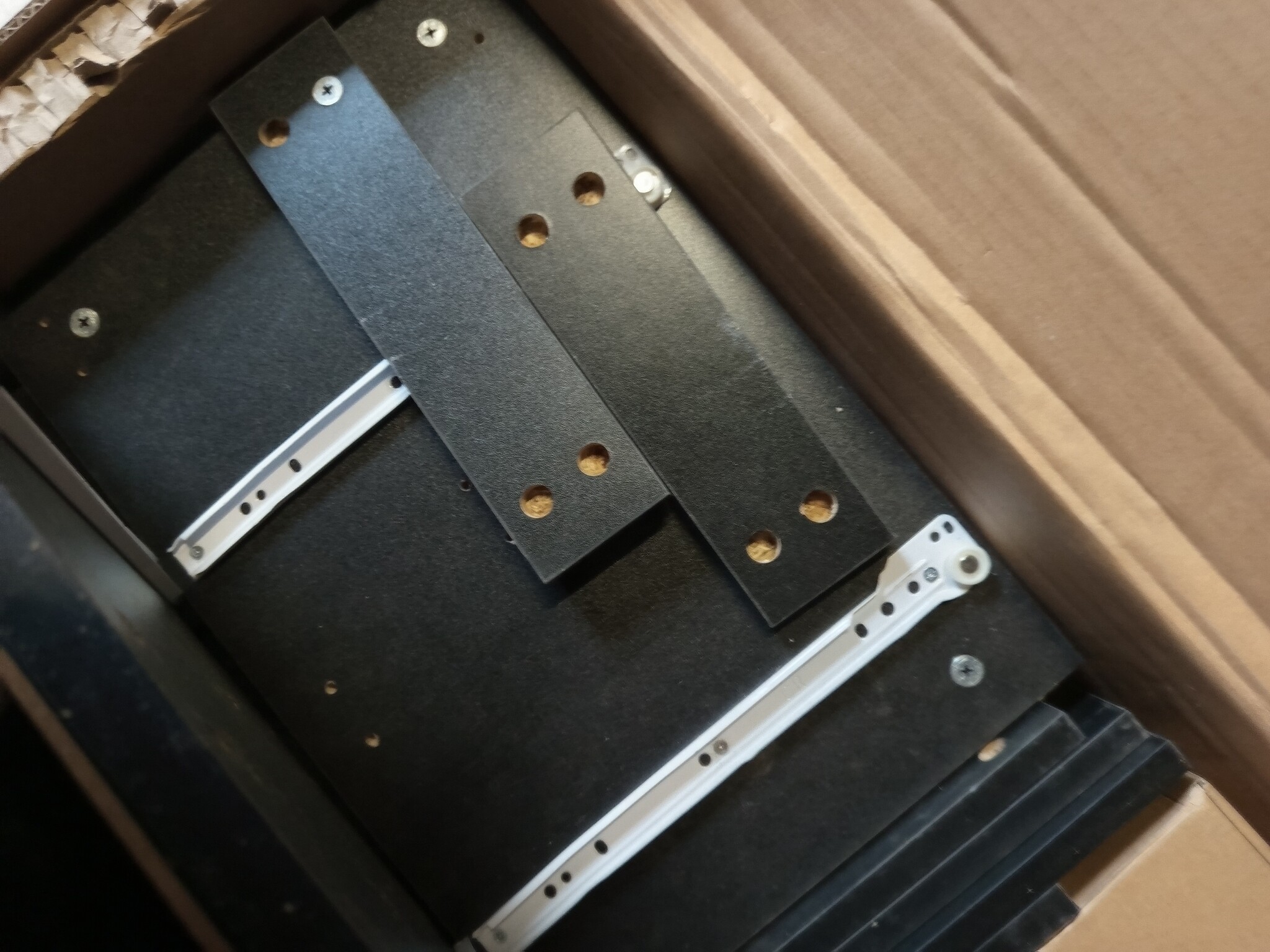 vidaXL Badkamerkast Zwart Bewerkt Hout - 64% Korting!