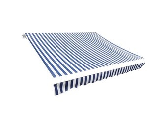VidaXL Luifeldoek 500x300 cm blauw/wit - 61% korting!