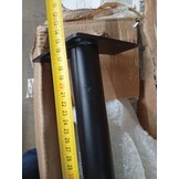 vidaXL Salontafelpoten (4 st.) - Staal Zwart - 72-73 cm - 59% Korting!