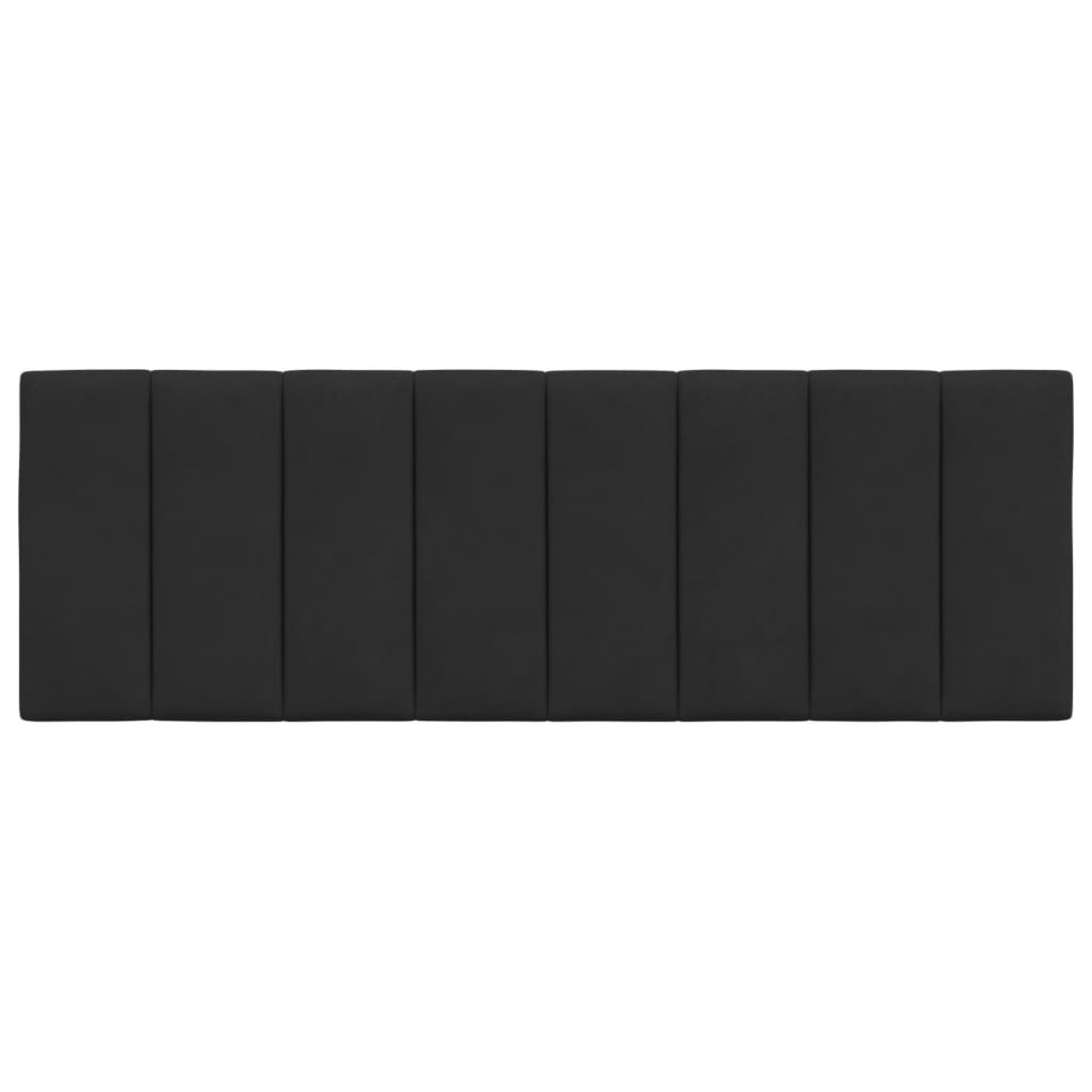 vidaXL Hoofdbordkussen Hanko 140 cm Fluweel Zwart - 51% Korting!