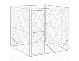 vidaXL Hondenkennel Gegalvaniseerd Staal - 2x2x2m - 62% Korting!