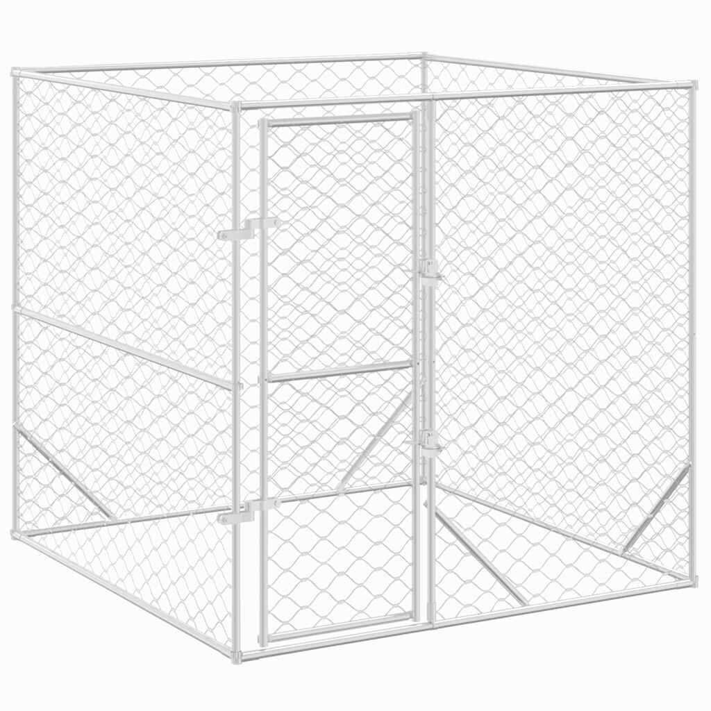 vidaXL Hondenkennel Gegalvaniseerd Staal - 2x2x2m - 62% Korting!