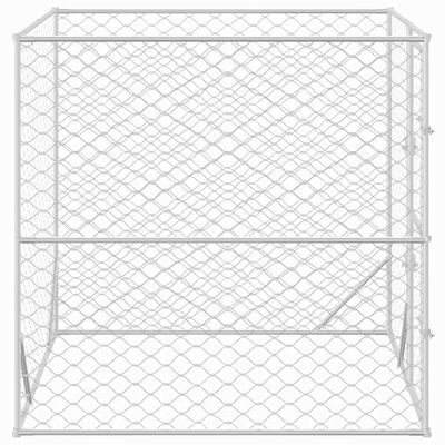 vidaXL Hondenkennel Gegalvaniseerd Staal - 2x2x2m - 62% Korting!