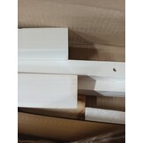 vidaXL Dressoir Hill 130x40x80 cm Grenenhout Wit - 59% Korting!