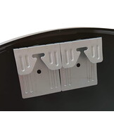 Ronde spiegel - ø 80cm - Zwart - Nu 40% korting!