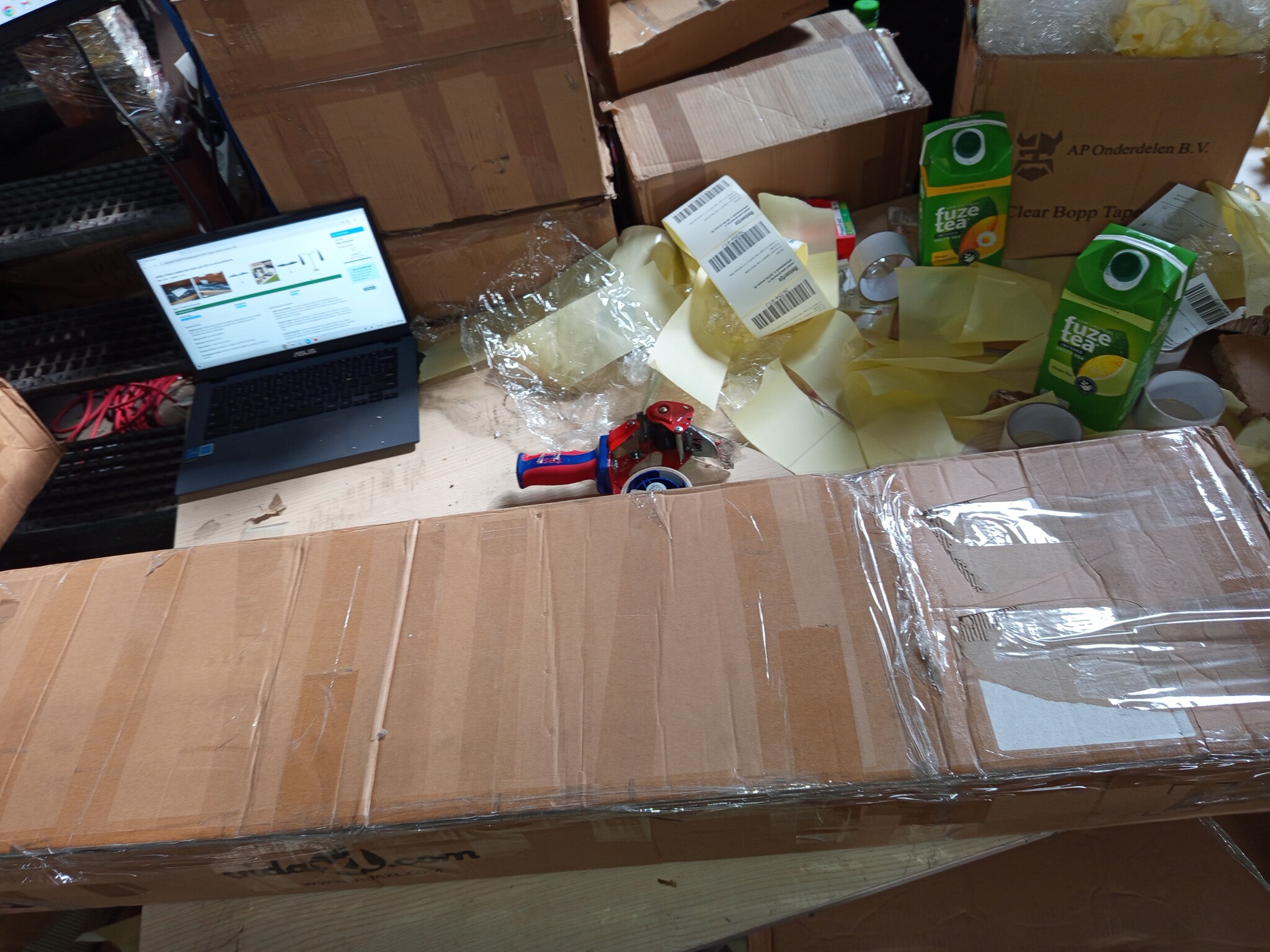 VidaXL Dubbele Parasol 600cm Antraciet - 67% Korting!