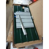 vidaXL Plantenbak verhoogd 100x40x45 cm gegalvaniseerd staal groen