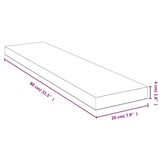 vidaXL Wandschap Bamboe 80x20 cm - 53% Korting