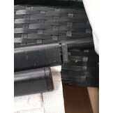 vidaXL Ligbed Poly Rattan Zwart - 64% Korting!