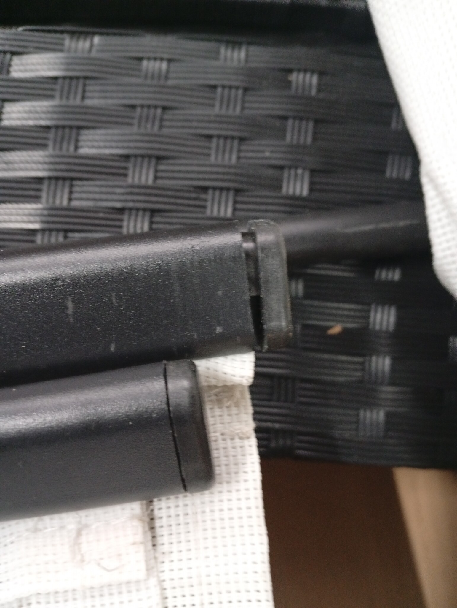 vidaXL Ligbed Poly Rattan Zwart - 64% Korting!