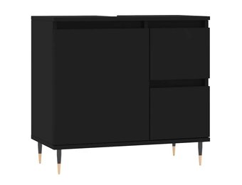 vidaXL Badkamerkast Zwart (65x33x60 cm) - 59% Korting!