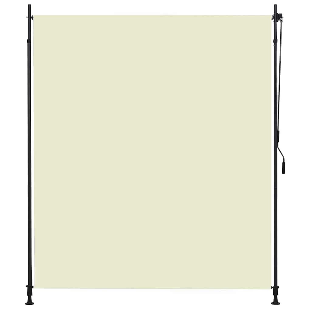vidaXL Rolgordijn Buiten 200x270 cm Crème - Nu 61% Korting!