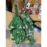 Kunst Kerstboom 180cm met Natuurlijke Stam - 3 Delig