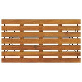 vidaXL Bistrotafel Inklapbaar - 73% Korting - Massief Acaciahout & Staal