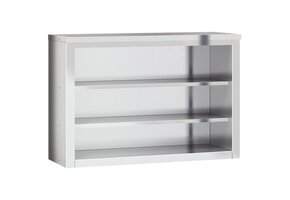 vidaXL Keukenwandkast RVS - 110cm - 64% Korting