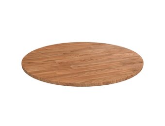 vidaXL Massief Eiken Tafelblad (Ø50cm) - 51% Korting!