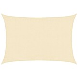 vidaXL Zonnezeil crèmekleurig 3,5x4,5m - Nu 65% korting!