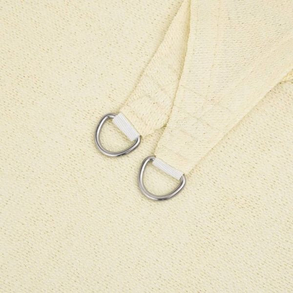 vidaXL Zonnezeil crèmekleurig 3,5x4,5m - Nu 65% korting!