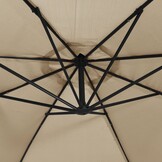 vidaXL Zweefparasol Taupe 350cm - 51% KORTING!