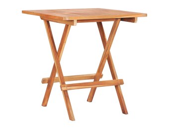 vidaXL Bistrotafel (65% korting) - Inklapbaar Teakhout 60x60x65 cm