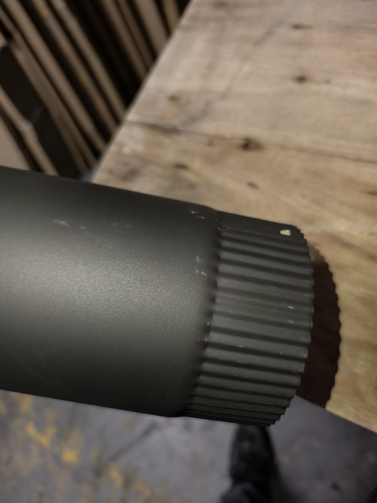 Zwarte Kachelpijp Staal Ø 120 mm - 50 cm - 67% Korting!