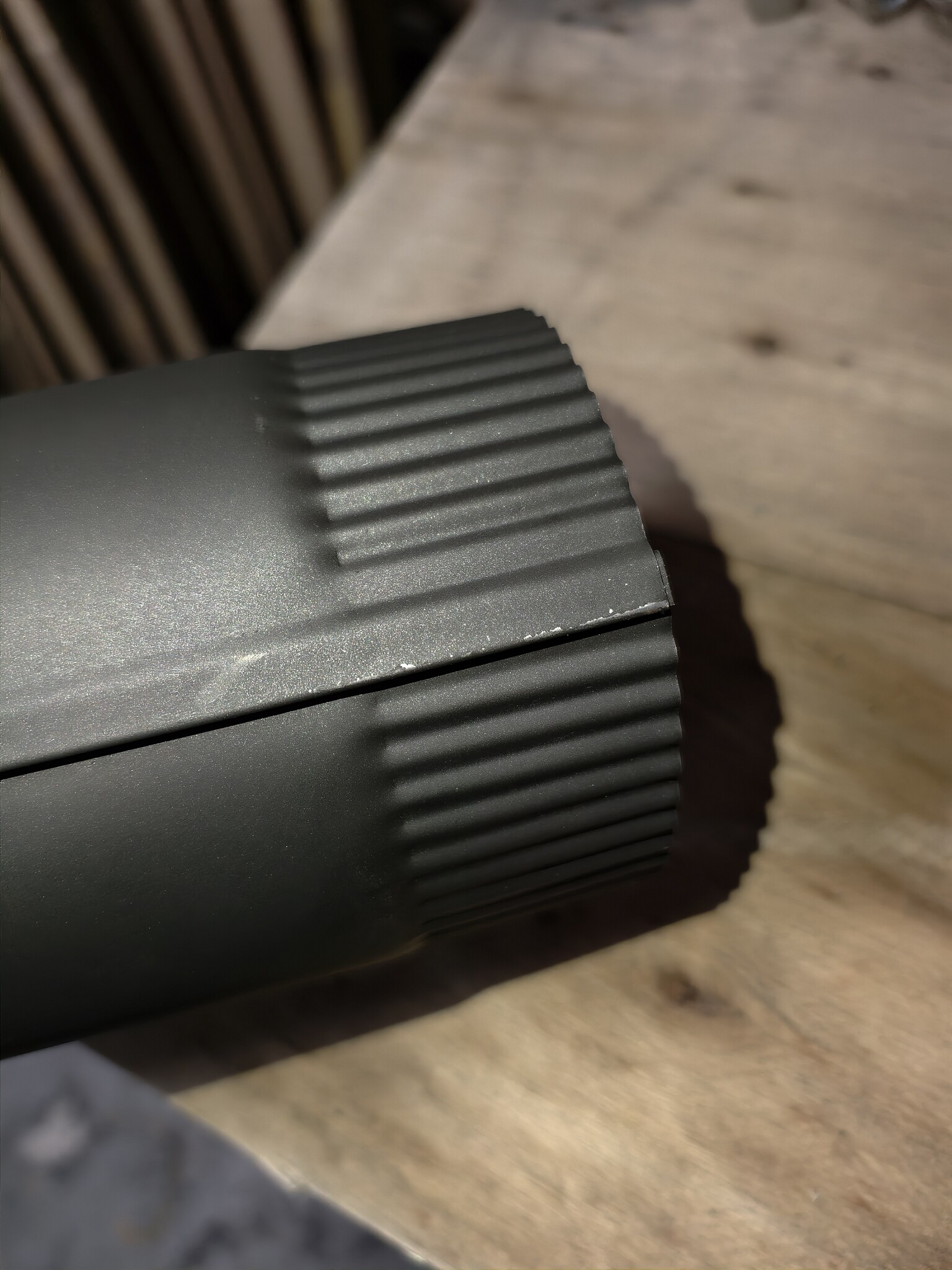 Zwarte Kachelpijp Staal Ø 120 mm - 50 cm - 67% Korting!