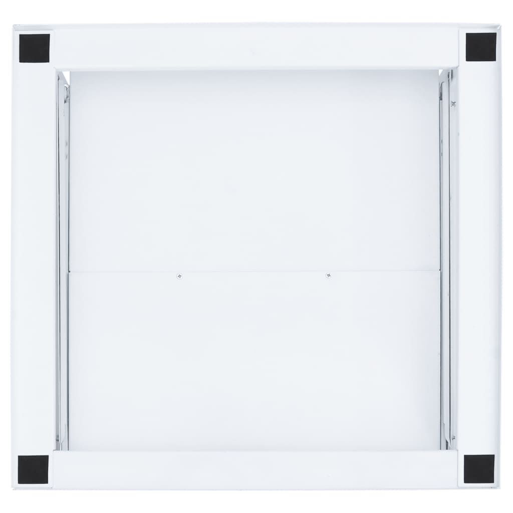 vidaXL Wasmachineverhoger met Schap - Wit | 51% Korting!