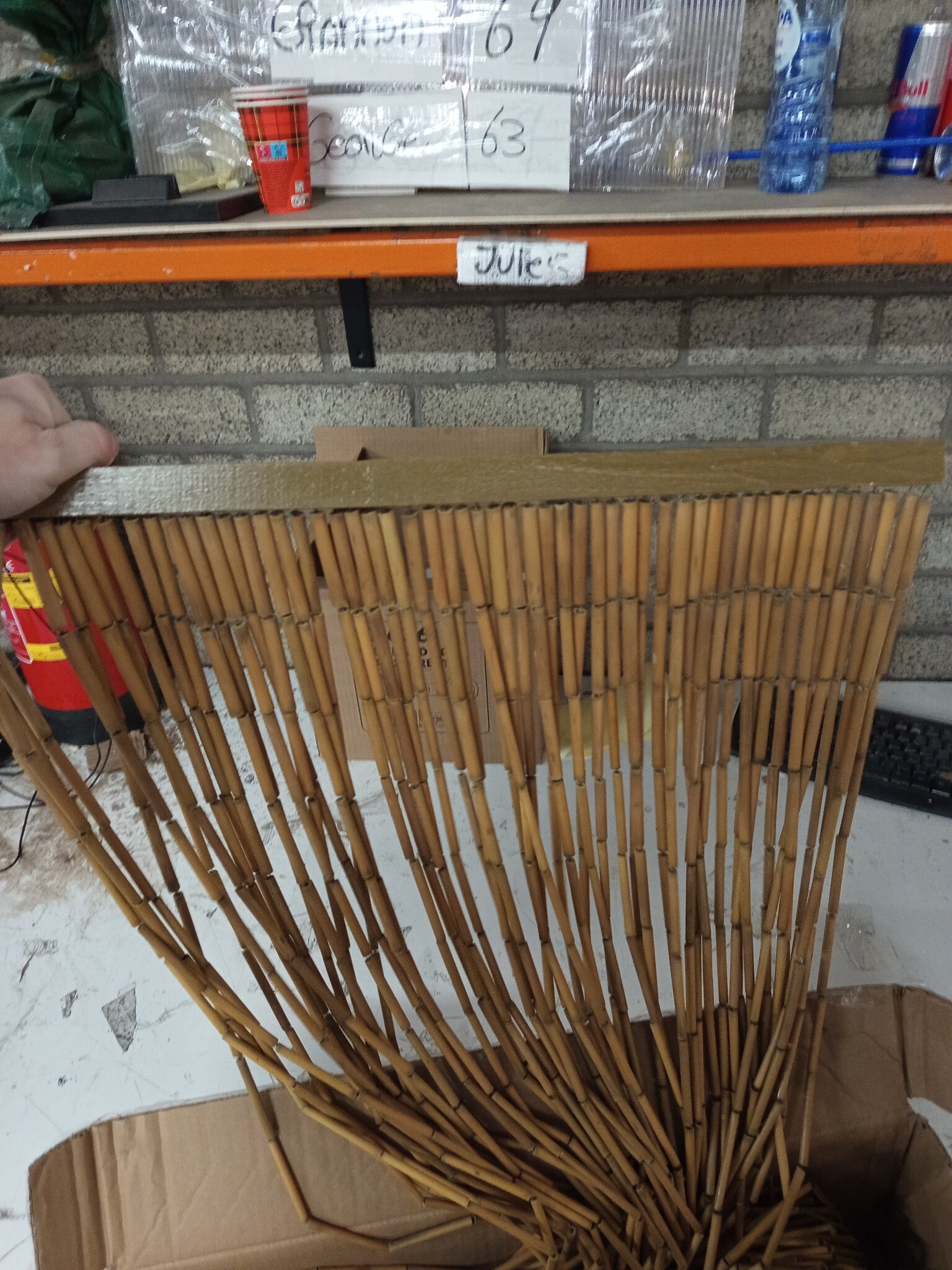 vidaXL Bamboe Vliegengordijn 56x185 cm - 68% Korting!