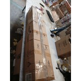 vidaXL Parasol met houten paal 400x273 cm zandkleurig - 64% Korting!