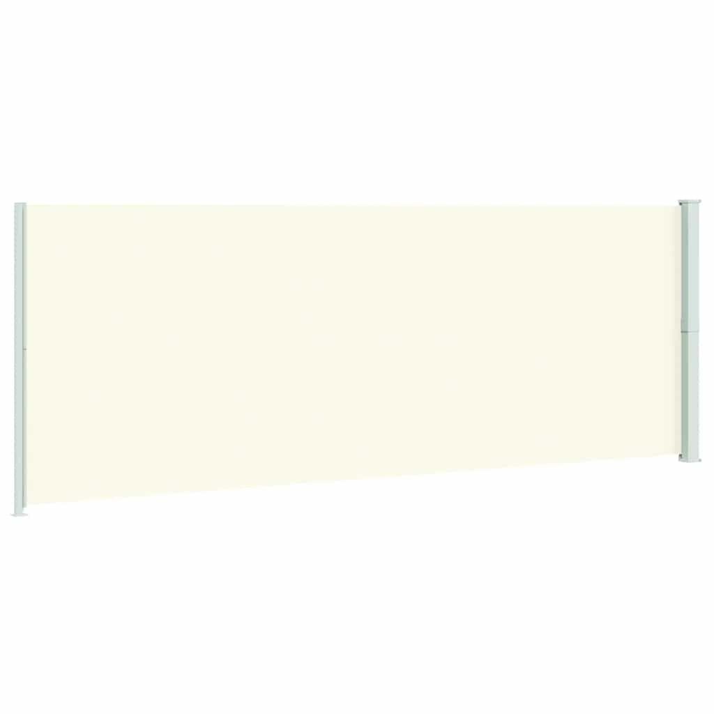 vidaXL Uittrekbaar Tuinscherm 220x600 cm Crème - 56% Korting!